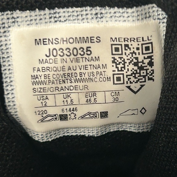 Merrell Alverstone hiking sneakers size 12 - Picture 2 of 3